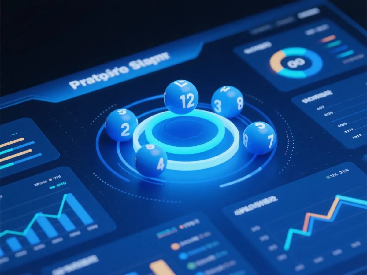 开奖数据展示界面示意图