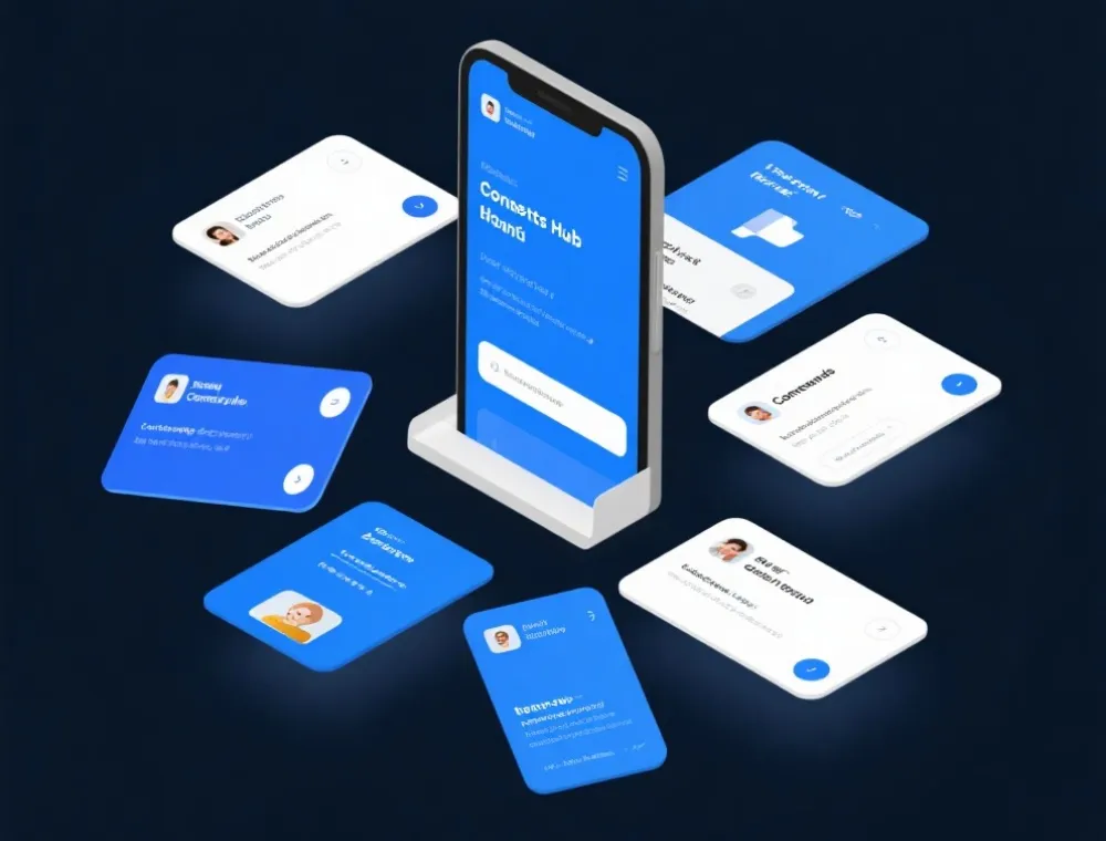 站内导航与资讯入口示意图